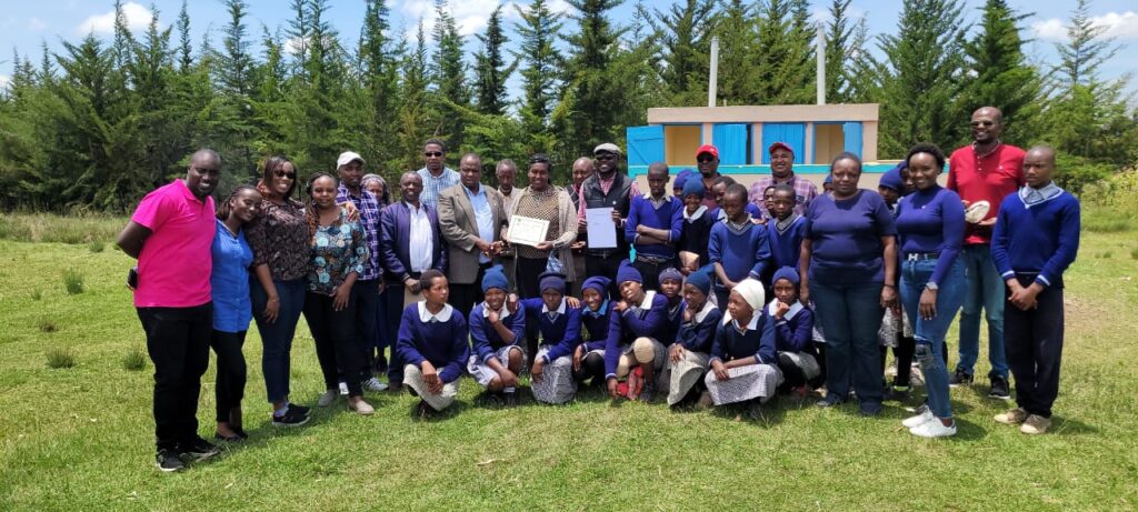 Absolution Blocks Presentation Under WASH at Gathiriga Primary School